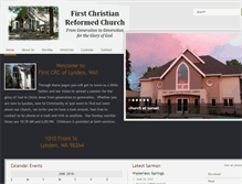 Tablet Screenshot of firstcrclynden.org